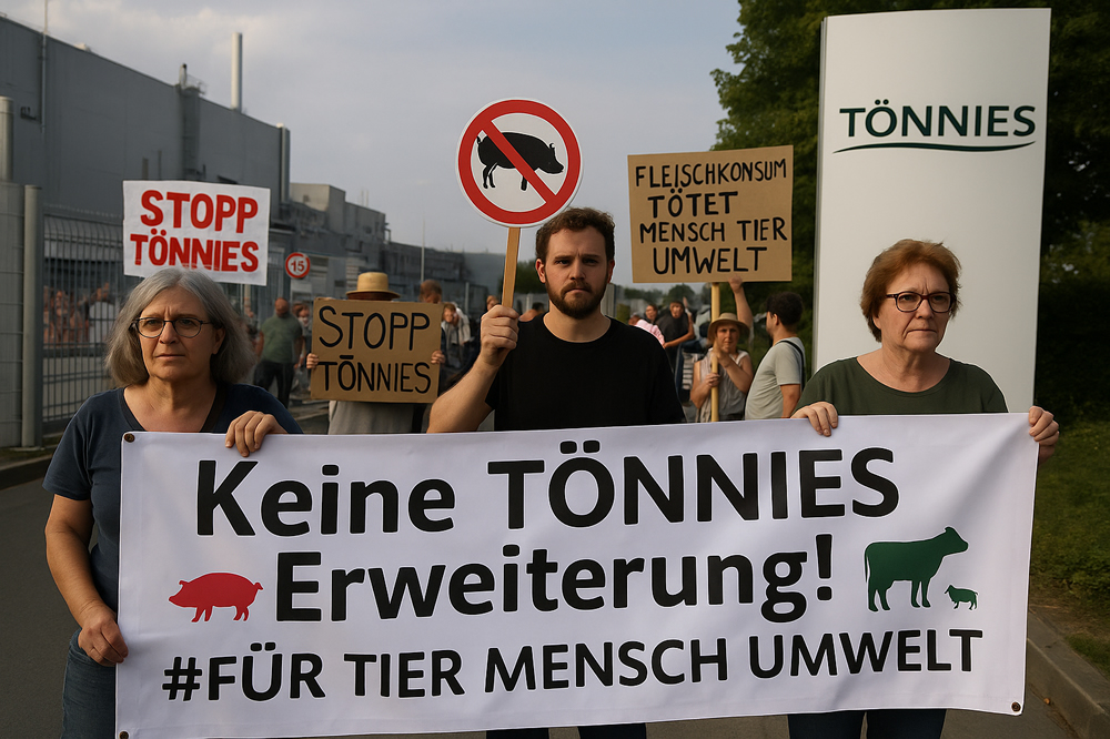 Bündnis gegen die Tönnies-Erweiterung in Rheda-Wiedenbruck