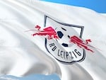 Flagge des Fussball Verein RB Leipzig