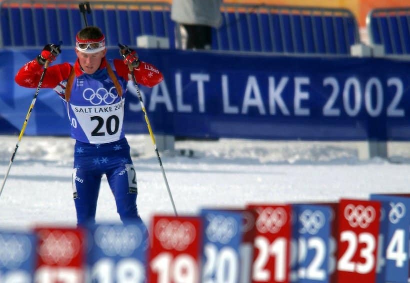 Biathlon Athlet