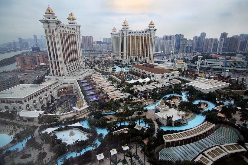 Blick auf die Casino Stadt Las Vegas