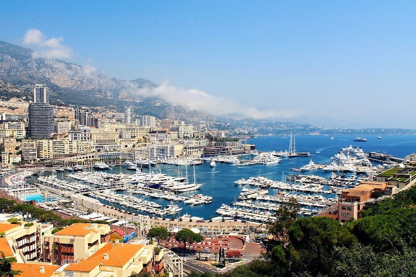 Urlaub in Monaco - Blick auf die Stadt
