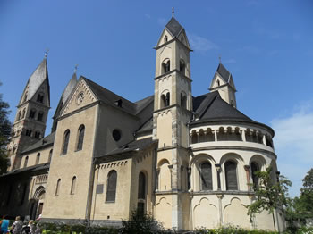Die Kastorkirche bei der Kirche Buga 2011 in Koblenz