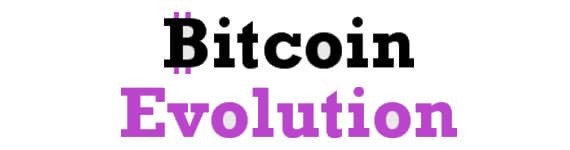 Das Logo von Bitcoin Evolution 