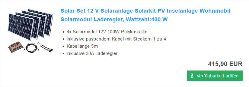 Eider Solar-Komplettset