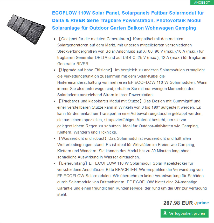 Solaranlage Basic-Starter Bausatz