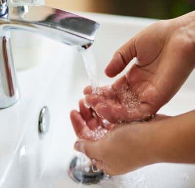 Hygiene beim Händewaschen