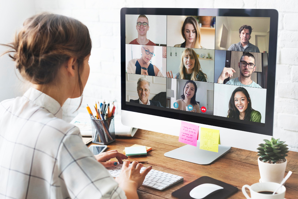 Videokonferenzen am Computer