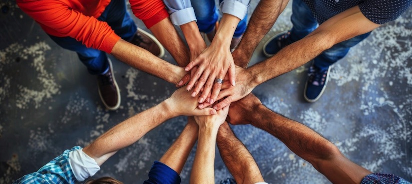 Teamsport und Zusammenarbeit
