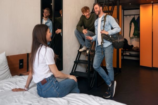 Hostel ist Ort des Austauschs
