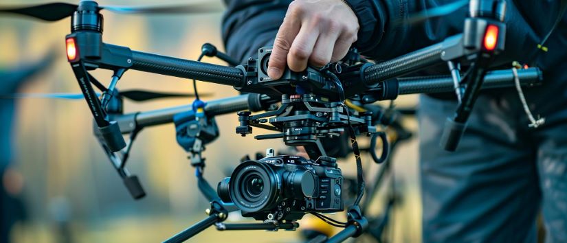 Drohnenaufnahmen bei der Filmproduktion