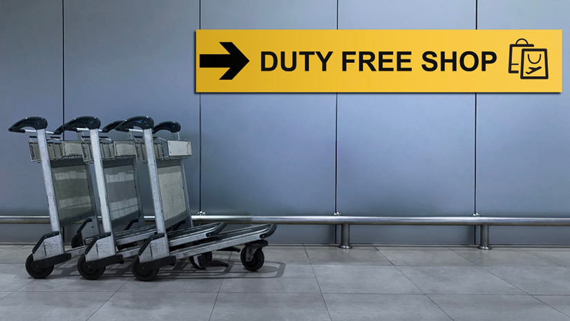Im Duty Free umsehen