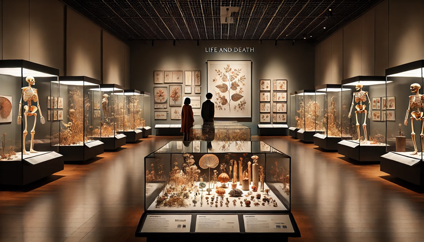 Leben & Sterben - Memento mori Ausstellung im Aquazoo Löbbecke Museum