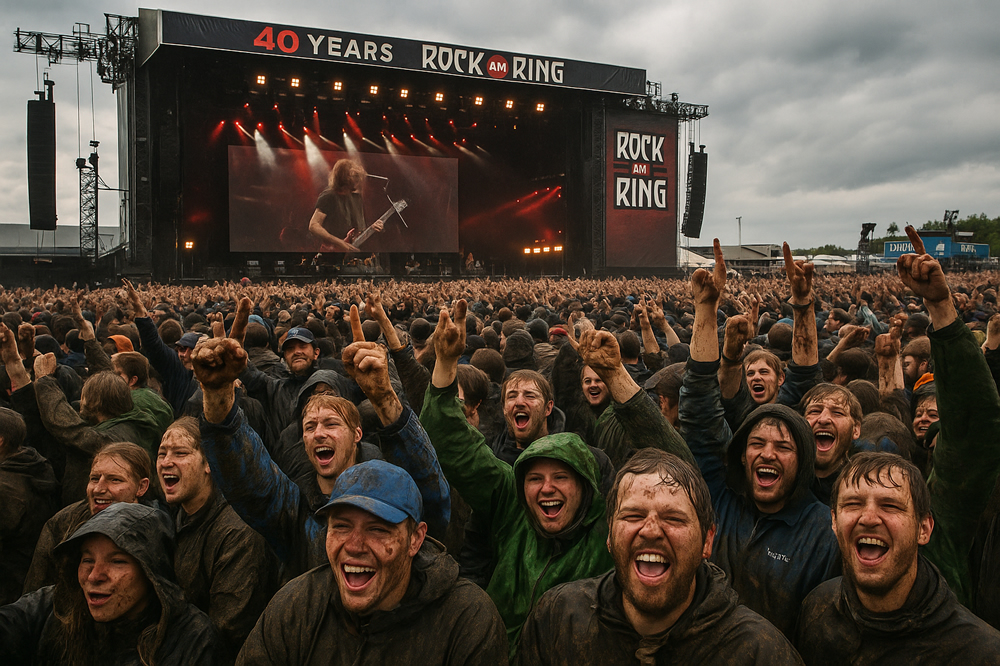 90.000 Fans beim 40-jährigen Jubiläum von Rock am Ring