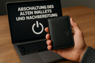 Abschaltung des alten Wallets und Nachbereitung