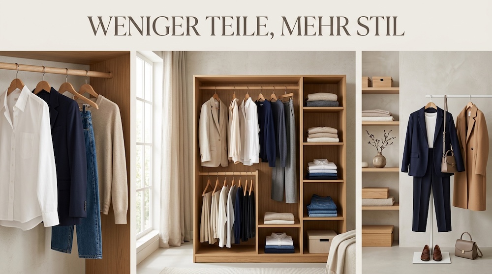 Capsule-Wardrobe: So baust du eine stilvolle Grundgarderobe mit wenigen Stücken