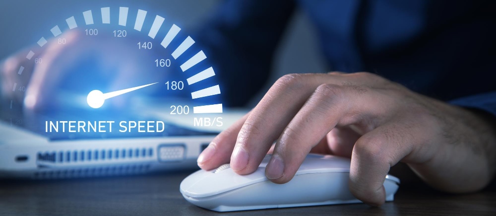 Verbesserte Internet Geschwindigkeit