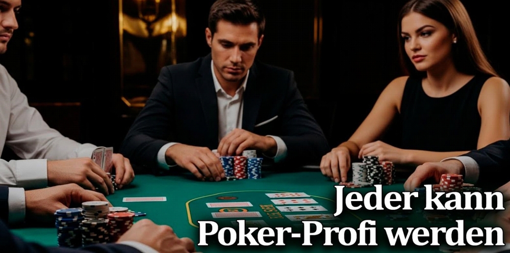 Jeder kann ein Poker-Profi werden ist ein bekannter Irrglaube