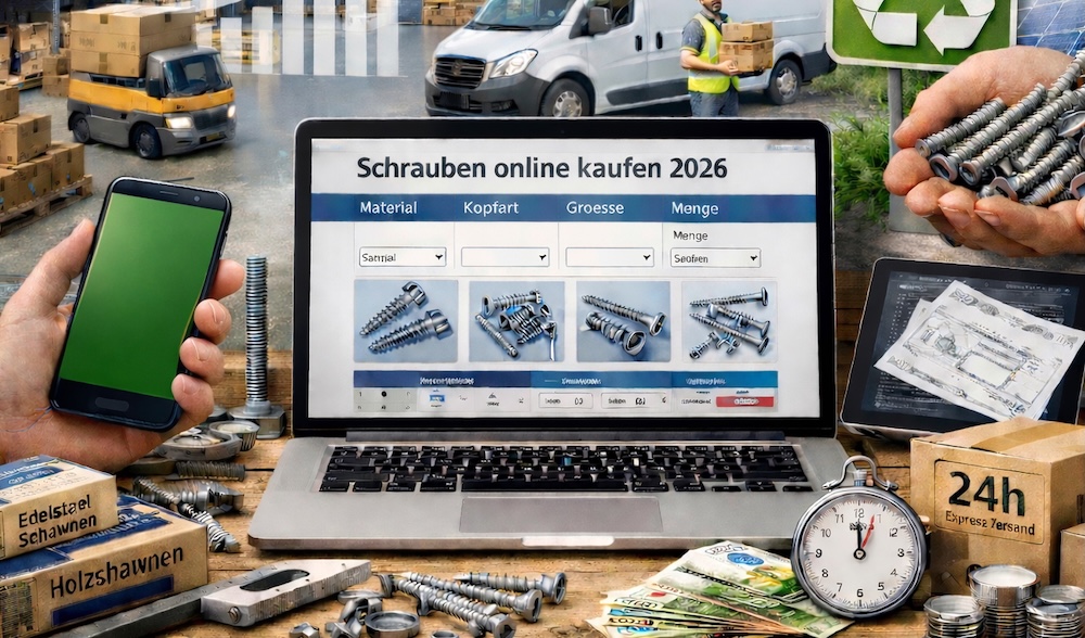 Schrauben kaufen: Warum Schrauben 2026 über den Onlinefachhändler gekauft werden