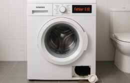 Siemens-Waschmaschine Fehler E18: Was tun, wenn die Maschine nicht abpumpt?