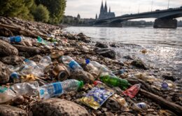 Verschmutzter Rhein: Bis zu 10 Tonnen Müll pro Tag