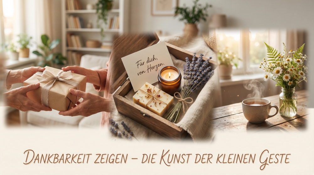 Danke sagen – Geschenke für besondere Menschen im Alltag
