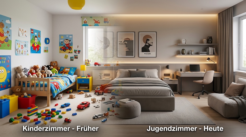 Wenn aus dem Kinder- ein Jugendzimmer wird: Tipps für eine moderne Einrichtung