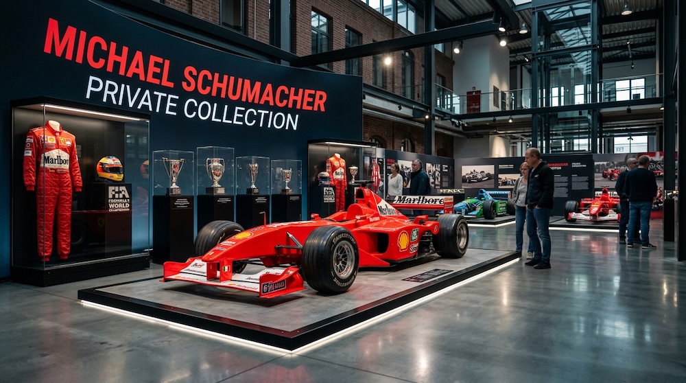 Die Michael Schumacher Private Collection in der Motorworld Köln