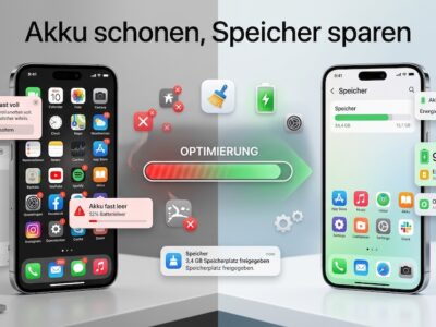 Akku schonen, Speicher sparen: So läuft das Handy wieder flott