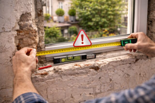 Wann treten Bestellfehler durch das unkorrekte Ausmessen von Fenstern besonders häufig auf?