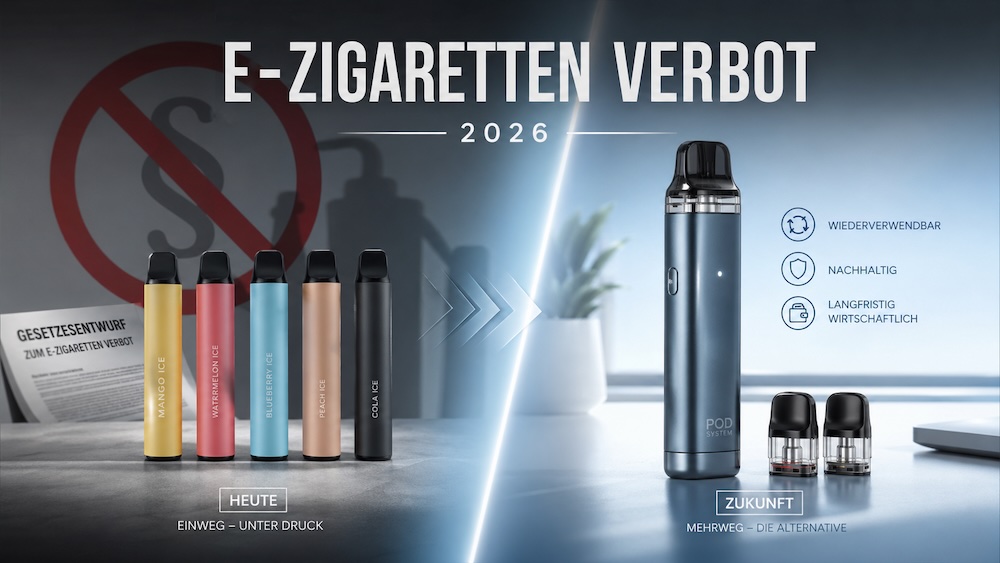 E-Zigaretten Verbot 2026: Was sich für Verbraucher und Händler verändert
