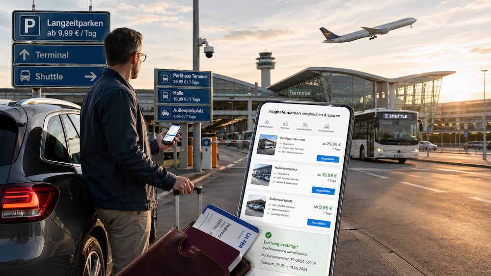 Am Flughafen günstig & sicher parken: Tipps zur Reiseplanung