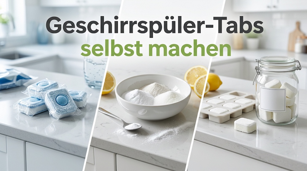 Geschirrspüler-Tabs selbst machen: 3-Zutaten-Rezept