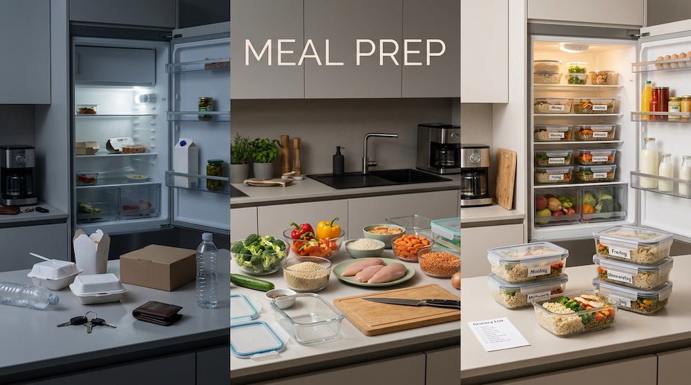 Meal Prep für die Arbeitswoche: System statt Aufwand