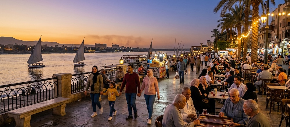 Nachtabenteurer in Ägypten