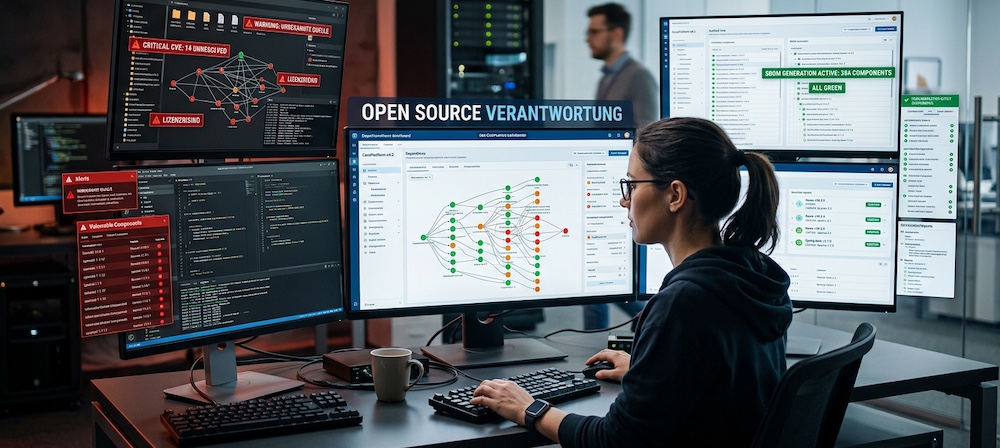 Verantwortlichkeit für Open Source Komponenten