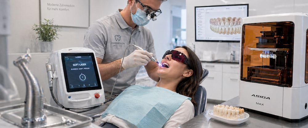 Sanfte Strahlen statt fieser Bohrer