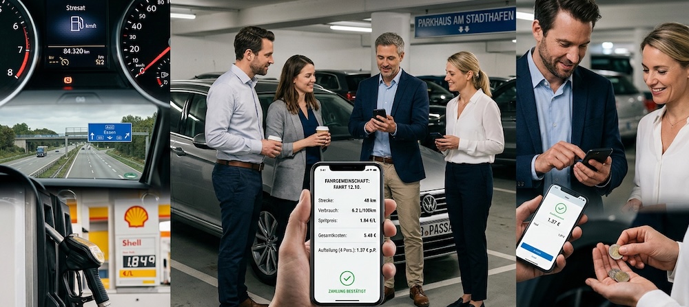 Spritkosten fair aufteilen