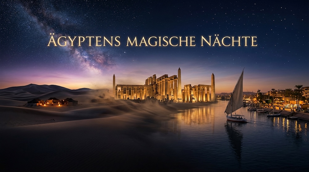 Ägypten nach Sonnenuntergang