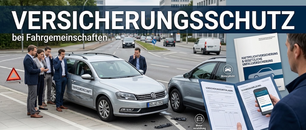 Versicherungsschutz bei Fahrgemeinschaften