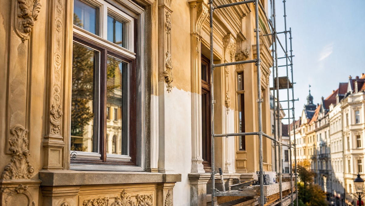 Altbau-Sanierung: Denkmalschutz trifft moderne Baustoffe