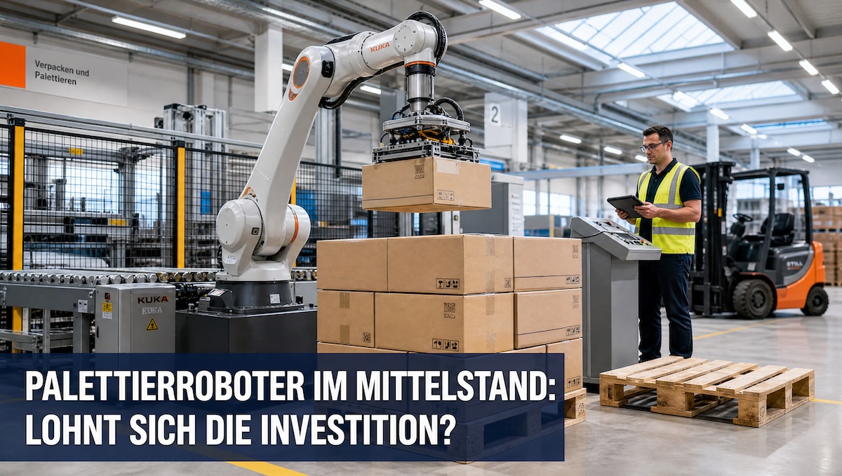 Palettierroboter im Mittelstand: Lohnt sich die Investition in Palettierroboter?