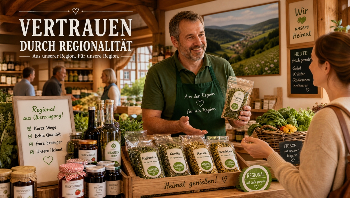 Die eigene Region als Vertrauensfaktor