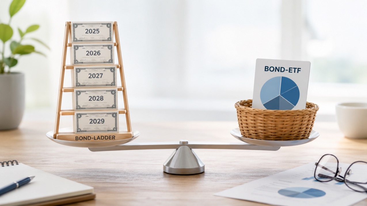 Bond-Ladder vs. Bond-ETF: Was ist planbarer – und warum?