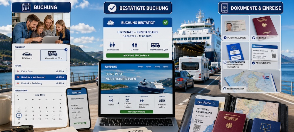 Buchung und Vorbereitung der Überfahrt
