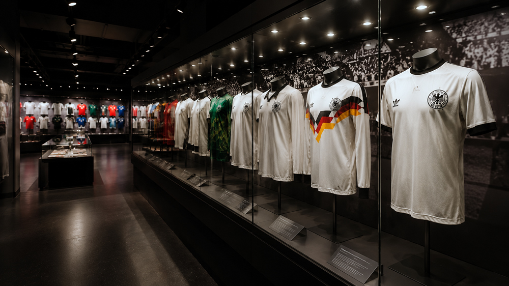DFB Trikots Sonderausstellung im Kölner Sportmuseum