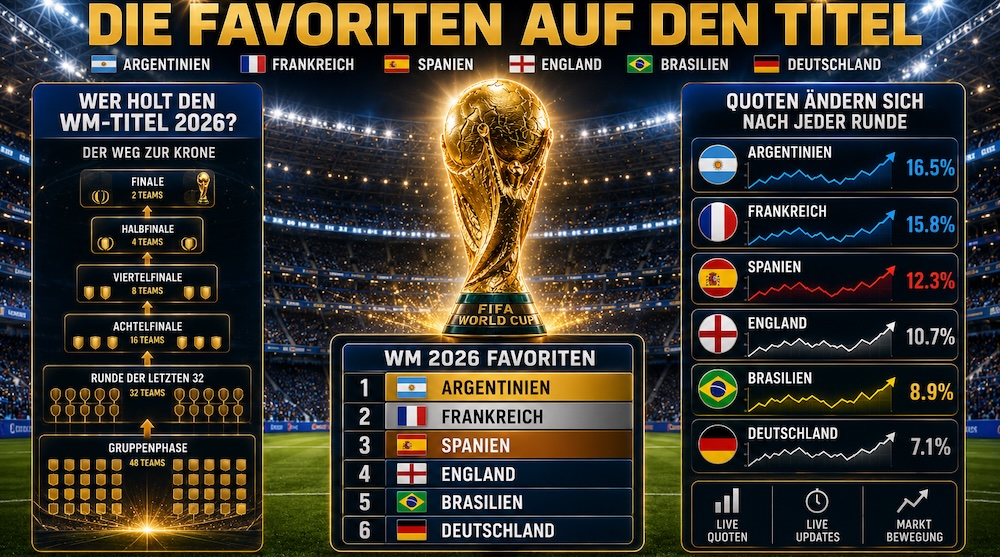 Wer als Favorit ins Turnier geht