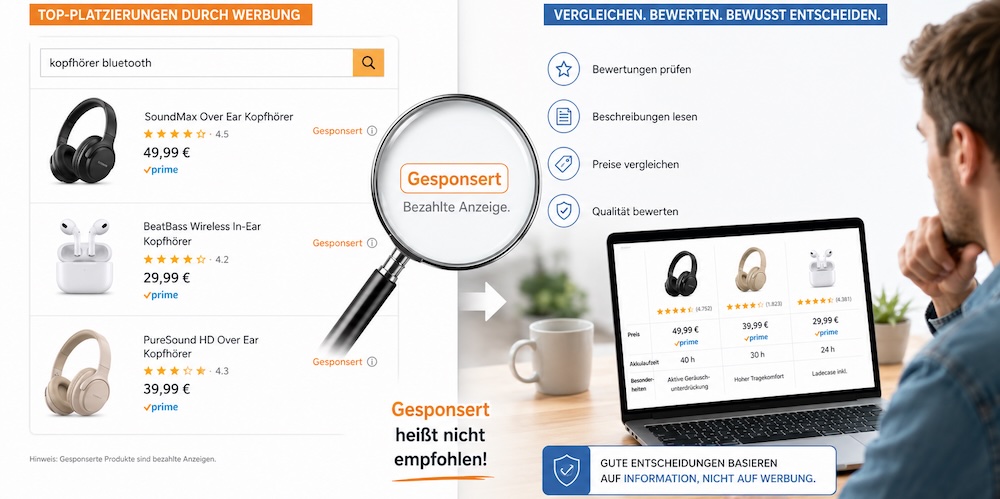 Was Käufer über gesponserte Suchergebnisse wissen sollten