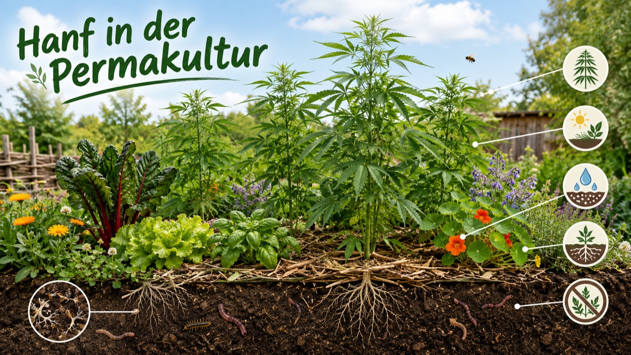 Hanf in der Permakultur: Funktion statt Monokultur