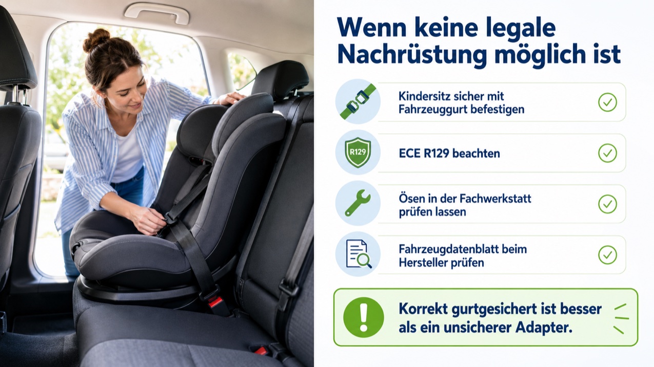 Was tun, wenn keine legale Nachrüstung möglich ist
