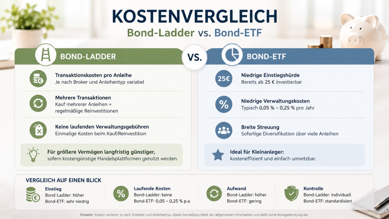 Kostenvergleich und Mindestinvestition
